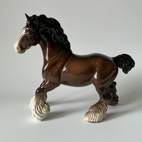 Beswick cantering shire horse - beswick,