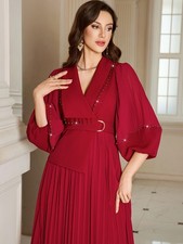 Dubai Abaya Women Maxi Dress