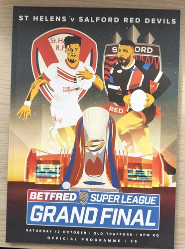 Rugby league programme - rugby,