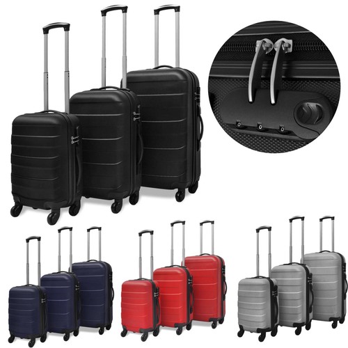 Set hard shell suitcase - of,