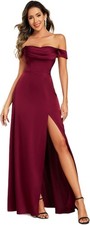 Long satin bridesmaid - long,