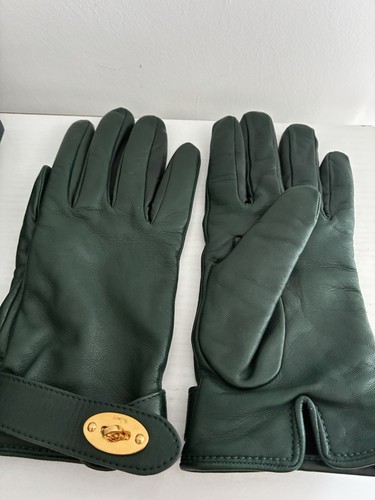 Mulberry leather darley gloves - darley,