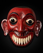 8" Unique Devil Demon Wooden
