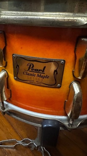Pearl classic maple snare drum - maple,
