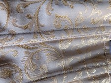 Cream And Gold Under Bust Corset Steel Boned