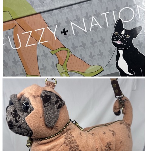 Fuzzy nation stuffed pug - nation, 3d