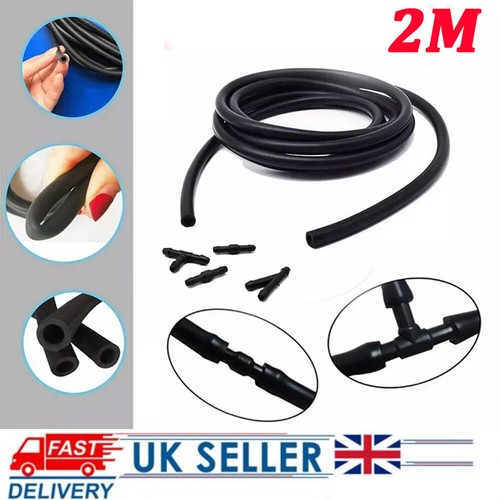 Black rubber windscreen - rubber,