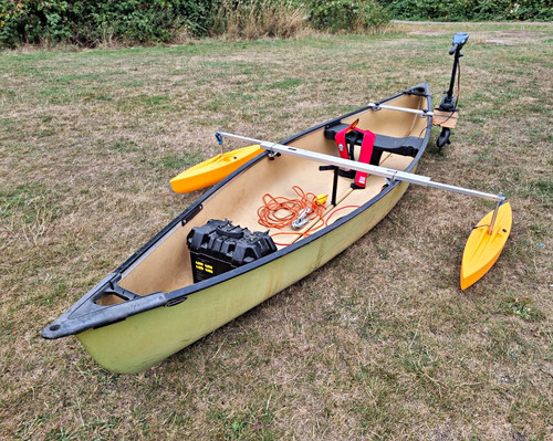 Coleman single canoe - canoe, w/