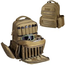 Tactical Range Backpack 2/6 Pistols Gun Backpack with Independent Pistol Bags