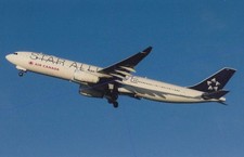 CIVIL AIRCRAFT PLANE PICTURE AIR CANADA C-GHLM PHOTOGRAPH,AIRBUS A330 STAR ALLCE