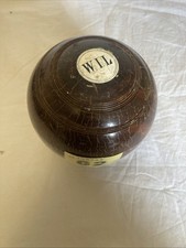 Antique Lignum Vitae lawn green bowl- Wood Turning Blank Ref 62