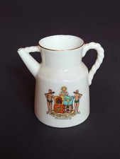 GOSS Crested Scarborough Kettle.  Earl of Cromartie Strathpeffer Spa Transfer.