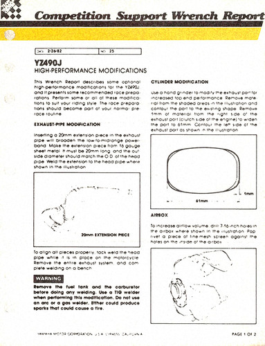 Genuine yamaha service - genuine,