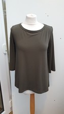 Kim & Co 3/4 Sleeve Wide Neck