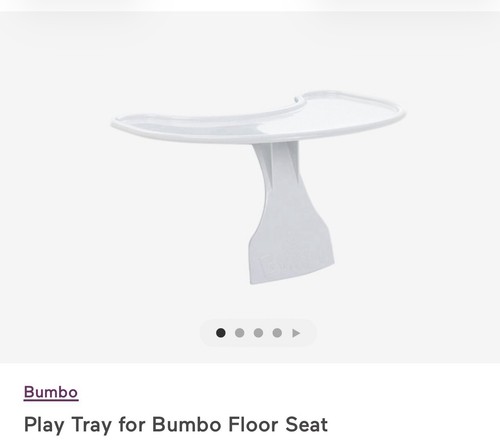 Bumbo seat play tray - play, ivory