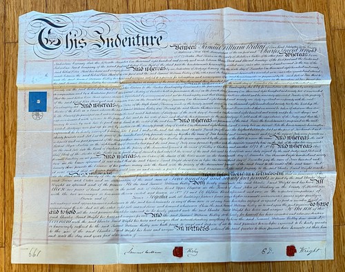 Victorian 1873 vellum legal - vellum,