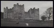 Glass Magic Lantern Slide BOLTON CASTLE C1920 PHOTO ENGLAND YORKSHIRE 