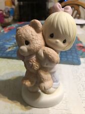 Enesco  Precious Moments This Bears My Love For You Girl holding bear Ornament