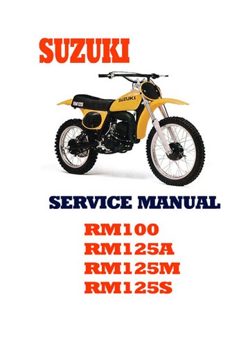 Suzuki rm125 c m - suzuki, rm125-a