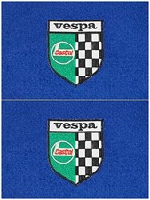 Two Vespa Scooter Patches Sew