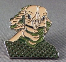 SEA DEVIL ENAMEL PIN BADGE -
