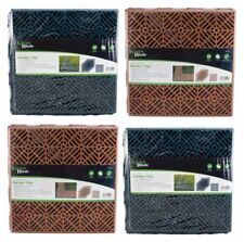 5pcs Slip Resistant Interlocking Tiles Garden Outdoor Instant Weatherproof Path