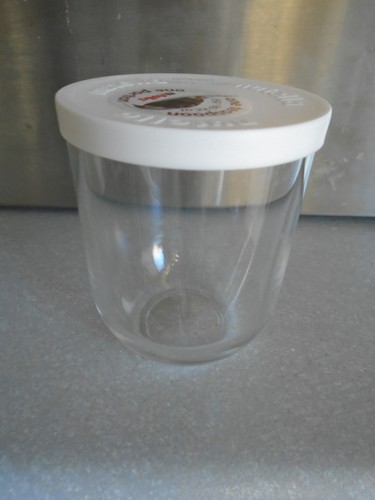 Nutella glass with - glass, lid: