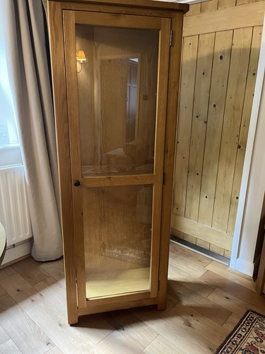 Arlington oak display cabinet - arlington,