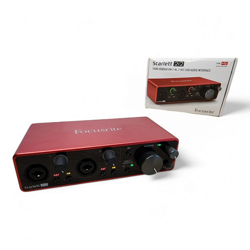 Focusrite scarlett 2i2 3rd - scarlett,