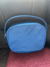 Retro Vintage Blue Vinyl Train