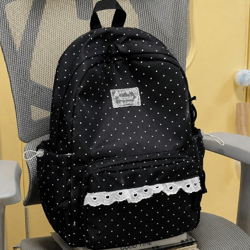 Polka dot travel backpack - polka,