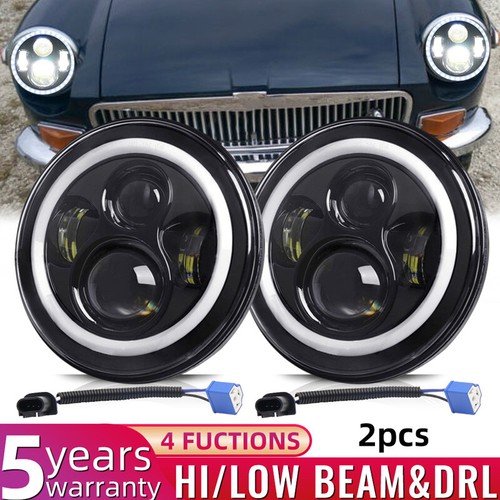 Pair round 7inch led - round,