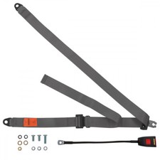 Front Static Seat Belt For Ford Iveco Eurotech 400E34 - 1993 Shape Grey