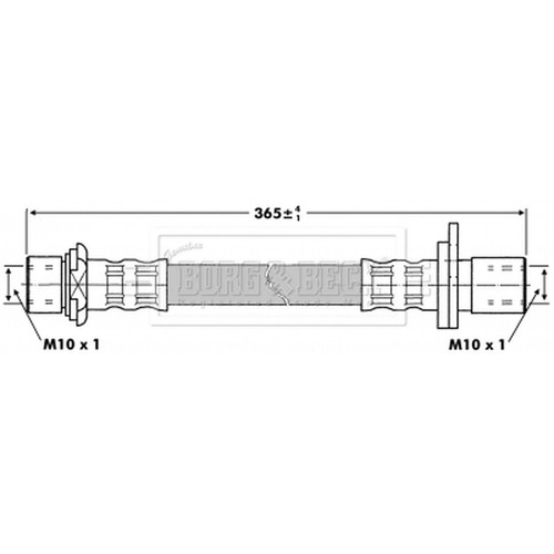 Brake hose for toyota carina - toyota,