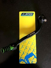 KAWASAKI  KXF 250   2006-2008  APICO ELITE FORGED GEAR PEDAL LEVER GREEN TIP