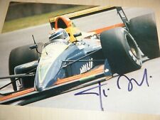 ERIC BERNARD LOLA LARROUSE 1990 F1 SIGNED AUTOGRAPH PHOTOGRAPH