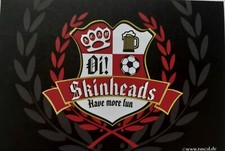 Skinhead "Skinheads Have More Fun"  Sticker 7.5cm x 10.5cm