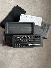 JIMIHOME SNAP to GO Mini Ratchet and Screwdriver Set 41-Pieces 72-Tooth Ratchet