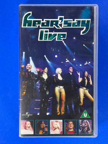 Hear say live vhs - vhs, tape