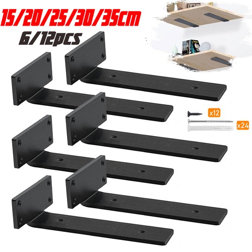12x floating shelf brackets - floating,