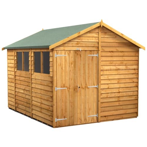 10x8 powersheds apex overlap - powersheds,