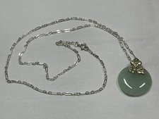 Jewellery Gorgeous 925 Sterling Silver Jade & Peridot Necklace