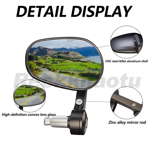 Black motorcycle rearview side - rearview,