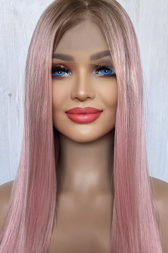 Ombre pink purple lace - lace, front