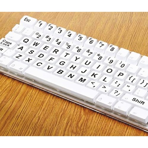 Easy read computer keyboard - easy, to