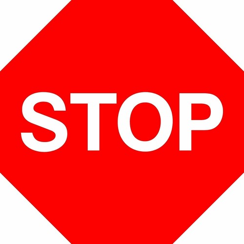 Stop and give - , safety