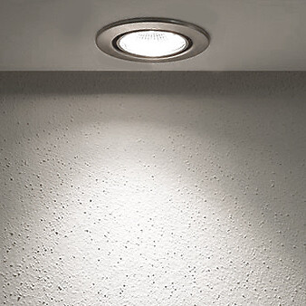 Brushed chrome surface - surface, ip44