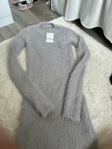 Zara gray dress - gray, new