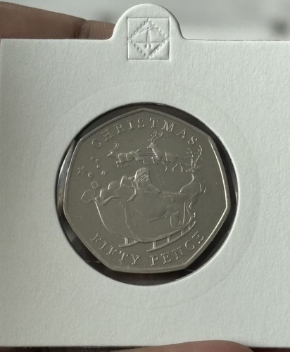 2020 gibraltar 50p christmas - ,