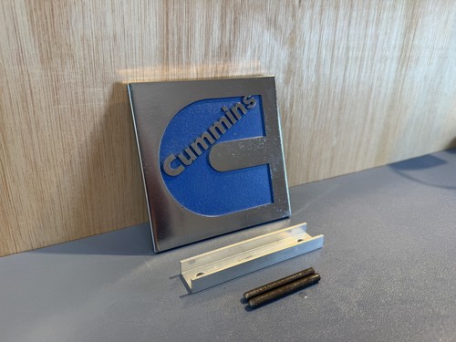 Cummins lorry badge - lorry, old